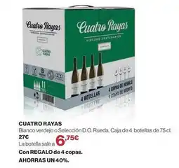 Supercor Cuatro rayas - blanco verdejo o seleccion d.o. rueda oferta