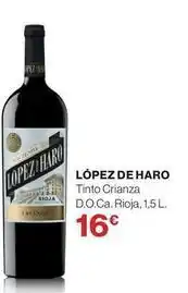 Supercor Lopez de haro - tinto crianza d.o.ca. rioja oferta