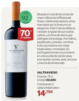 Supercor Valtravieso - crianza oferta