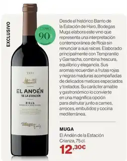 Supercor Muga - el andén de la estacion crianza oferta