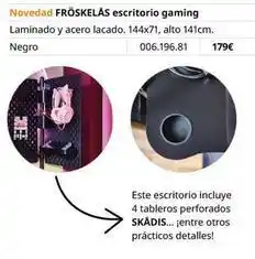 IKEA Gaming - froskelas escritorio oferta