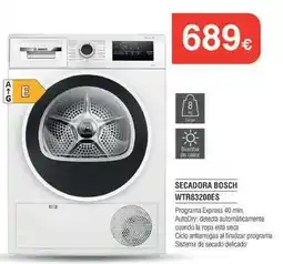 Milar Bosch - secadora wtr8300es oferta