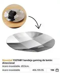 IKEA Gaming - yxstaby bandeja gaming de botón oferta