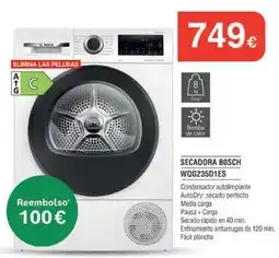 Milar Bosch - secadora wqg235dies oferta