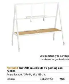 IKEA Gaming - mueble de tv gaming con ruedas oferta