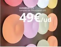 IKEA Lampara de mesa/pared led oferta