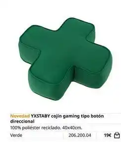 Gaming - yxstaby cojín gaming tipo botón director