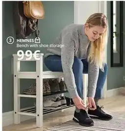 IKEA Hemnes - bench with shoe storage oferta