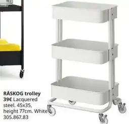 IKEA White - trolley oferta