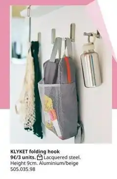 IKEA Klyket folding hook oferta