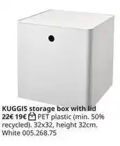 IKEA White - storage box with lid oferta