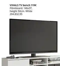 IKEA White - vihals tv bench oferta