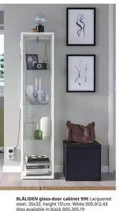 IKEA White - glass-doar cabinet 99 oferta