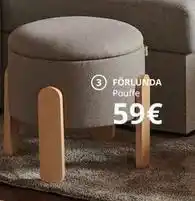 IKEA Fórlunda pouffe oferta