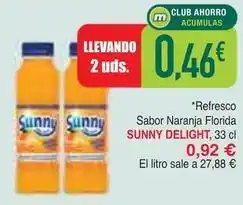 Masymas Sunny delight - refresco sabor naranja florida oferta