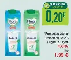 Masymas Flora - preparado lácteo desnatado folic b original o ligera oferta