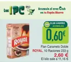 Masymas Royal - flan caramelo doble oferta