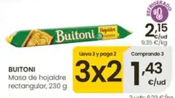 Aliprox Buitoni masa de hojalde rectangular oferta