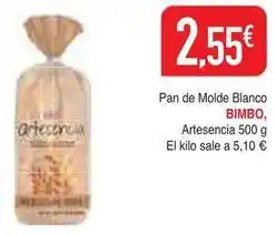 Masymas Bimbo - pan de molde blanco oferta