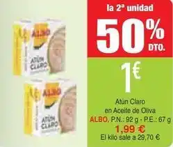 Masymas Albo - atún claro en aceite de oliva oferta
