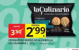 Supermercados MAS laCulinaria croquetas queso azul-cebolla oferta