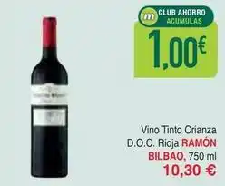 Masymas Ramón bilbao - vino tinto crianza d.o.c. rioja oferta