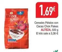 Masymas Alteza - cereales pétalos con cacao chok flakes oferta