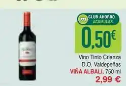 Masymas Viña albali - vino tinto crianza d.o. valdepenas oferta
