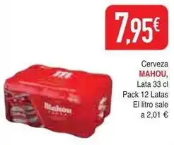 Masymas Mahou - cerveza oferta