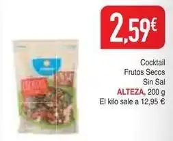 Masymas Alteza - cocktail frutos secos sin sal oferta