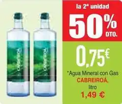 Masymas Cabreiroa - agua mineral con gas oferta