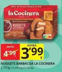 Supermercados MAS La cocinera - nuggets barbacoa oferta
