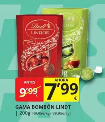 Gama bombón lindt