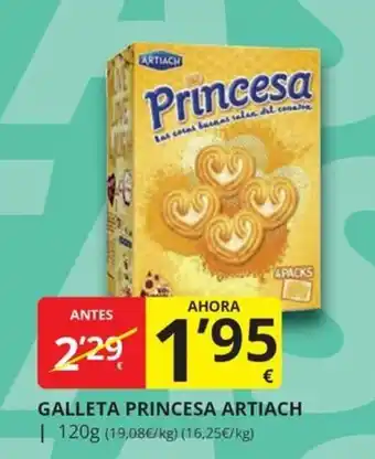 Galleta princesa artiach