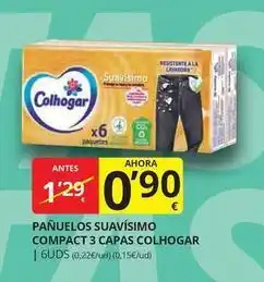 Supermercados MAS Colhogar - panuelos suavisimo compact 3 capas oferta