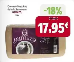 Masymas Queso de oveja pata de mulo semicurado oferta