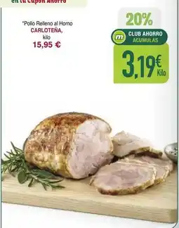 Masymas Pollo relleno al horno oferta