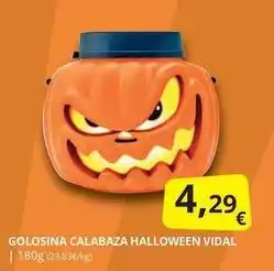 Supermercados MAS Vidal - golosina calabaza halloween oferta