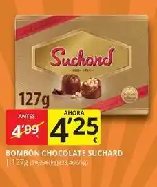 Supermercados MAS Suchard - bombón chocolate oferta