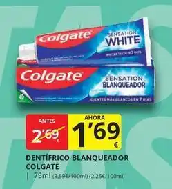 Supermercados MAS Colgate - dentifrico blanqueador oferta