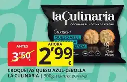 Supermercados MAS Croquetas queso azul-cebolla oferta