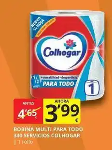 Supermercados MAS Colhogar - bobina multi para todo 340 servicios oferta