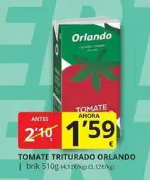 Supermercados MAS Orlando - tomate triturado oferta