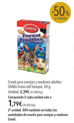 El Corte Inglés Sanal forest fruities oferta