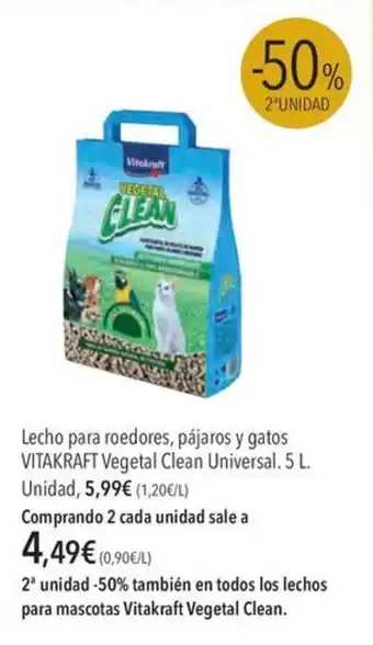 Vitakraft lecho vegetal clean