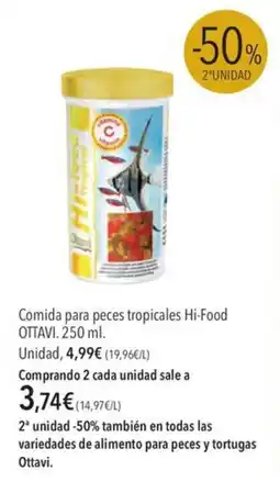 El Corte Inglés ottavi comida para peces tropicales hi-food oferta