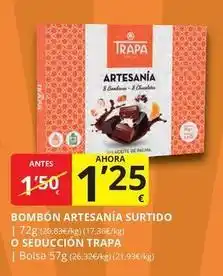 Supermercados MAS Trapa - bombon artesania surtido o seduccion oferta