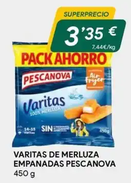 Masymas Pescanova varitas de merluza empanadas oferta