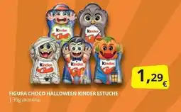 Supermercados MAS Kinder - figura choco halloween oferta