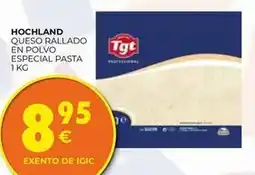 CashDiplo Hochland - queso rallado en polvo especial pasta oferta